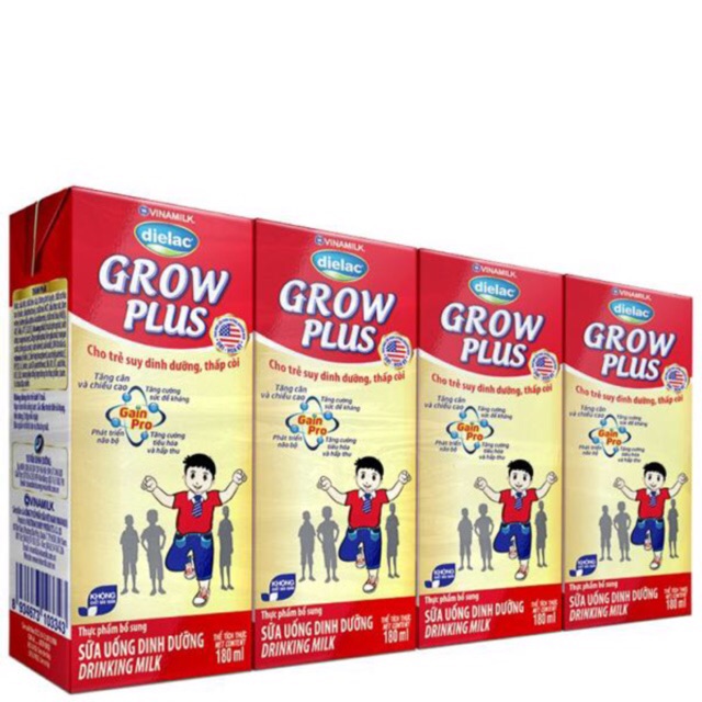 Sữa Bột Pha Sẵn GrowPlus Đỏ (180ml)