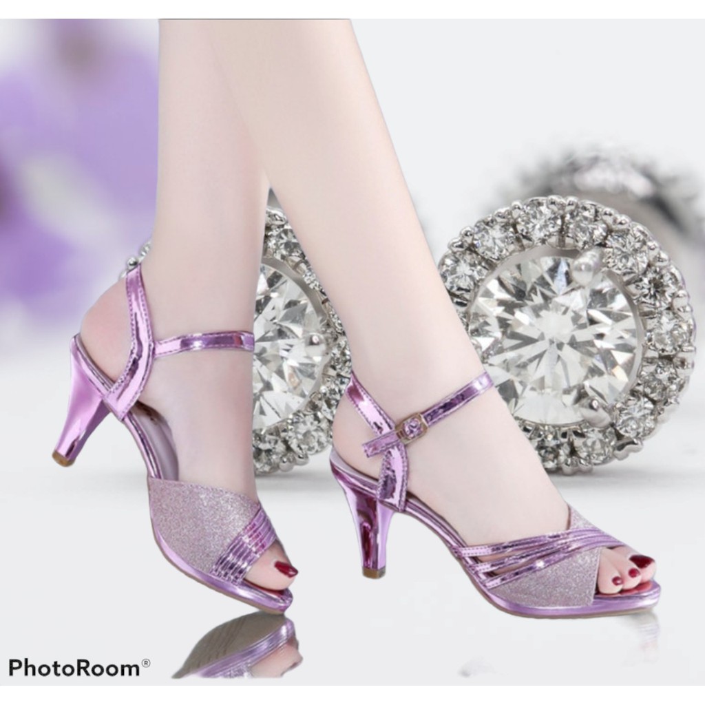 Giày sandan gót sơn khiêu vũ 7f gpsh