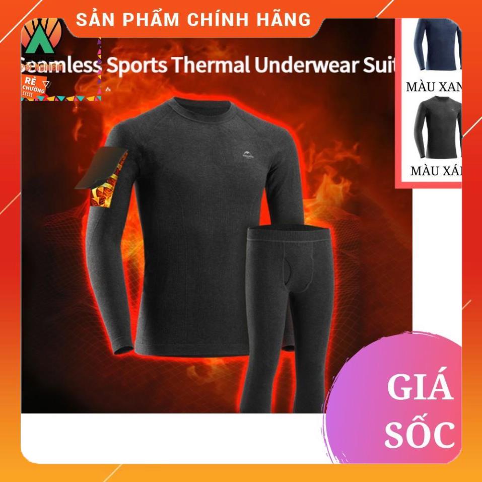 Áo Giữ Nhiệt Sinh Nhiệt HEATMAX Nam Thu Đông NHANH KHÔ Và Khóa Nhiệt Cực Nhanh NatureHike NH19FS023