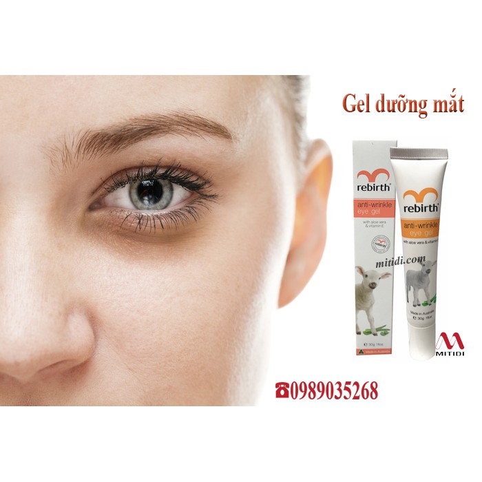 Gel dưỡng mắt Rebirth Anti Wrinkle Eye Gel date 2022