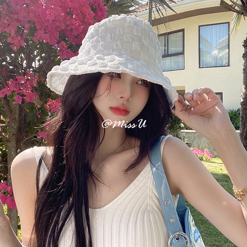 Mũ Tai Bèo Chống Nắng Xếp Ly Vải Mềm Kiểu Hàn Quốc Thời Trang Mùa Hè Cho Nữ