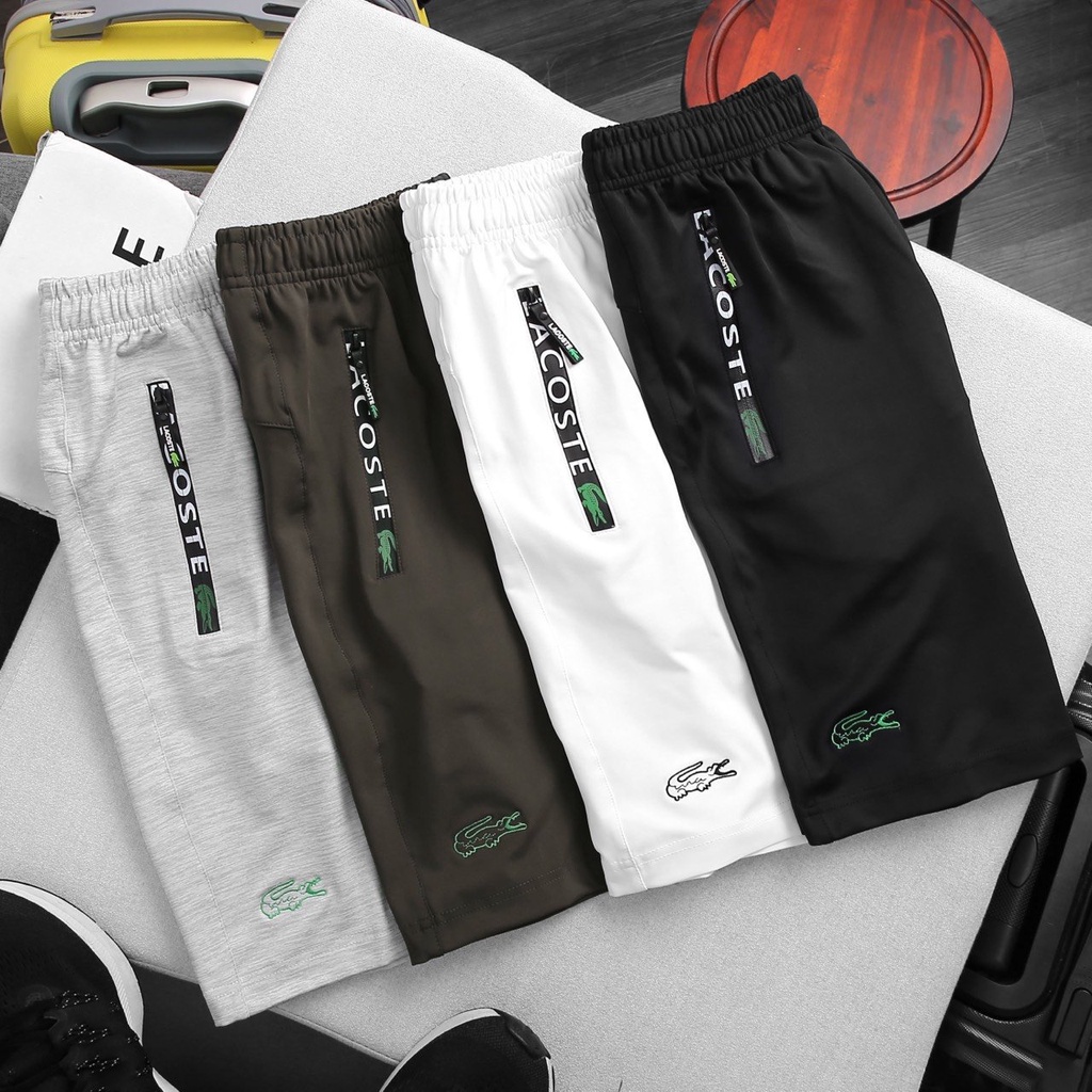 Quần Short Nam Thể Thao Lacoste Túi Zip