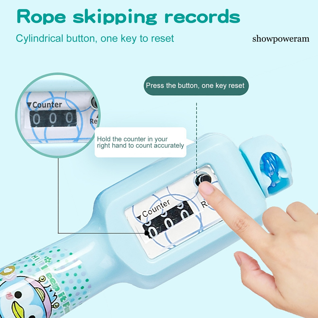 Dây Nhảy Tập Thể Dục Đếm Số Kiểu Hoạt Hình Dễ Thương Dành Cho Bé Mẫu Giáo