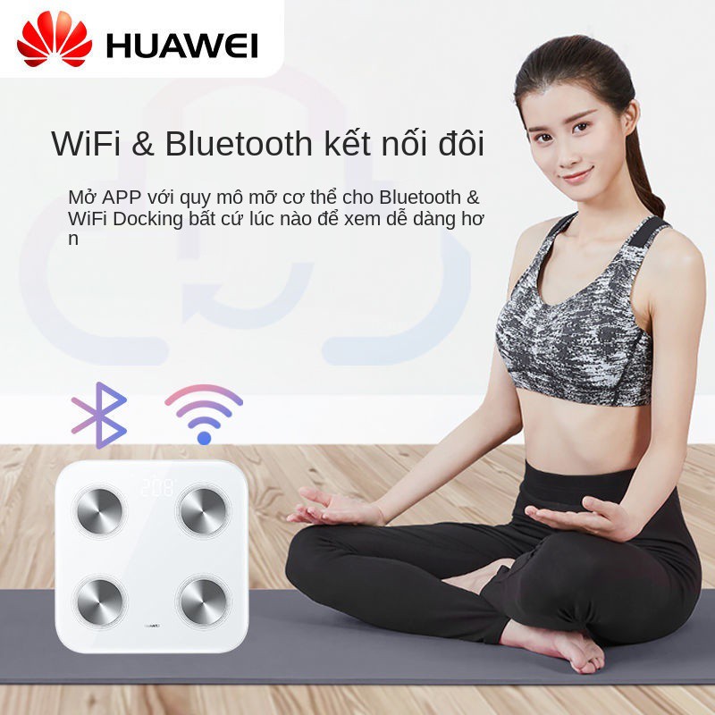 Cân đo lượng mỡ cơ thể thông minh chính hãng Huawei 3 sức khỏe điện tử Giảm xác Trọng Theo dõi nhịp tim Mate40 Pro