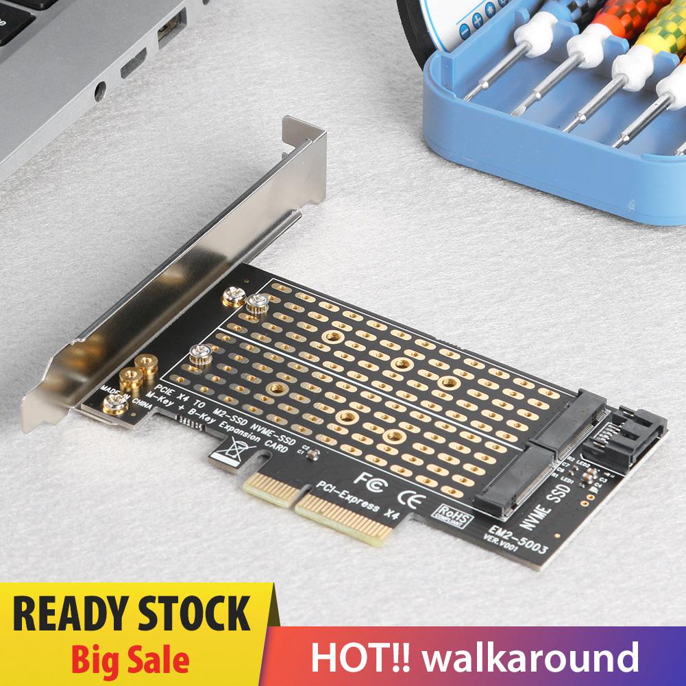 Thẻ Mở Rộng M.2 NVME Sang PCIE SSD Sang PCI-E 3.0 X4 SATA Chất Lượng Cao