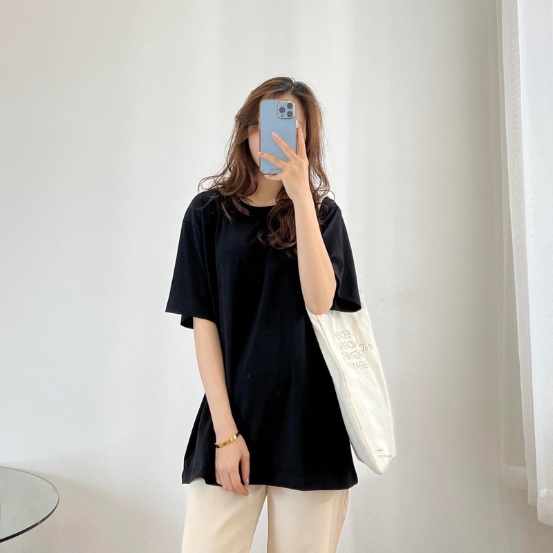 Áo Thun Trơn Basic Cổ Tròn Cotton Premium 2 Màu Cổ Điển Trẻ Trung, Năng Động - GUNN T-SHIRT