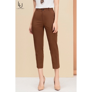 Quần Ống Suông Nữ Cồng Sở Lưng Cạp Cao LUPERI LFQD289 Kiểu Dáng Thời Trang Không Nhăn Không Xù