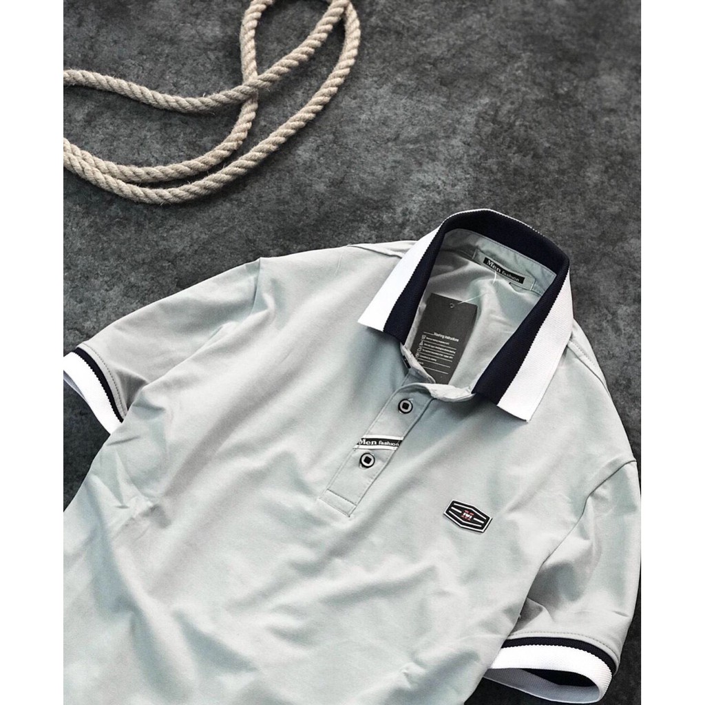 Áo Polo nam cổ bẻ ngắn tay, chất liệu vải cotton cao cấp, trẻ trung, năng động – FORMEN SHOP – FMPS092 | BigBuy360 - bigbuy360.vn
