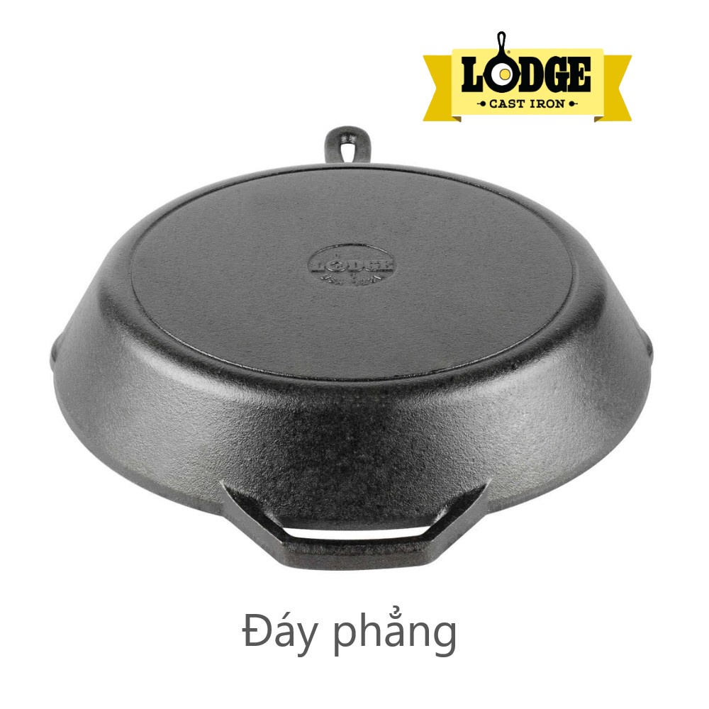 [Chính hãng LOGDE - MỸ] Chảo gang đúc chính hãng Lodge 20.3 cm - L5SK3. Chảo dùng nướng, chiên, xào, áp chảo thực phẩm