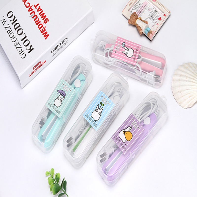 Máy duỗi uốn bấm tóc mini chiều dài chỉ 15cm uốn duỗi thiết kế nhỏ gọn tiện mang đi du lịch