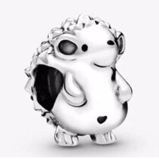 PAN - Charm tròn xỏ hình con nhím - Bạc S925 - Charm bạc cho vòng pan