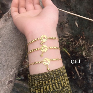 Lắc tay kim tiền bạc xi vàng
