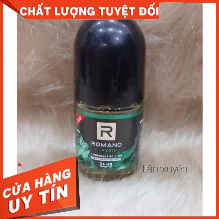 Lăn Khử Mùi ROMANO NAM 50ML _20ML cung cấp hàng 100% chính hãng  giảm tiết mồ hôi ,mùi hương nam tính giữ lâu