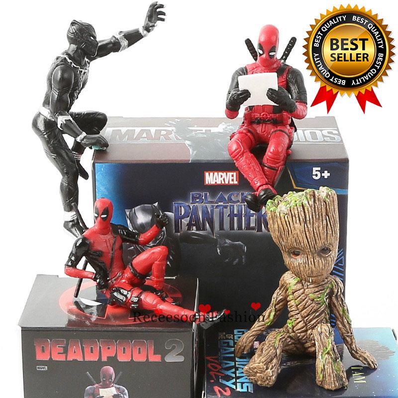 Tượng mô hình nhân vật anh hùng Deadpool phong cách chibi