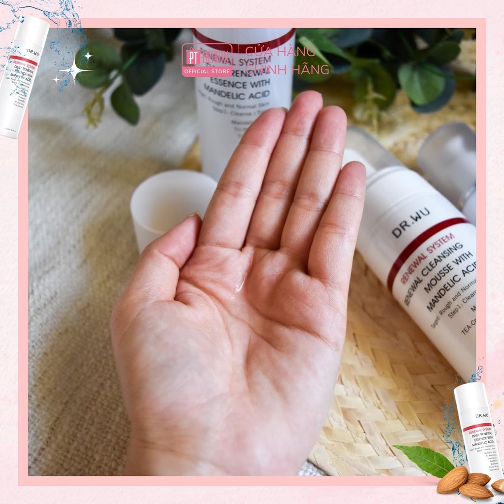 Toner MA giúp làm sạch sâu, tái tạo da Dr wu Toner Mandelic Acid 150ml