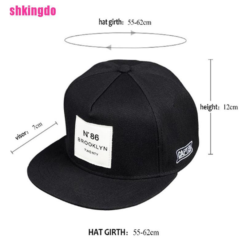 Nón kết thêu chữ BROOKLYN trơn màu phong cách Hiphop cho nam và nữ