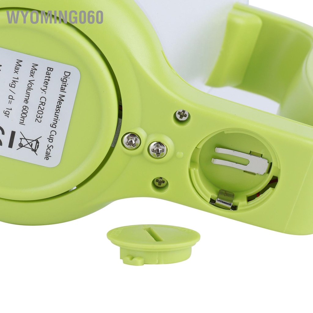 Wyoming060 TY‑C01 Electronic Measuring Cup 1000g 0.1g Accuracy Detachable Automatic Scale for Kitchen