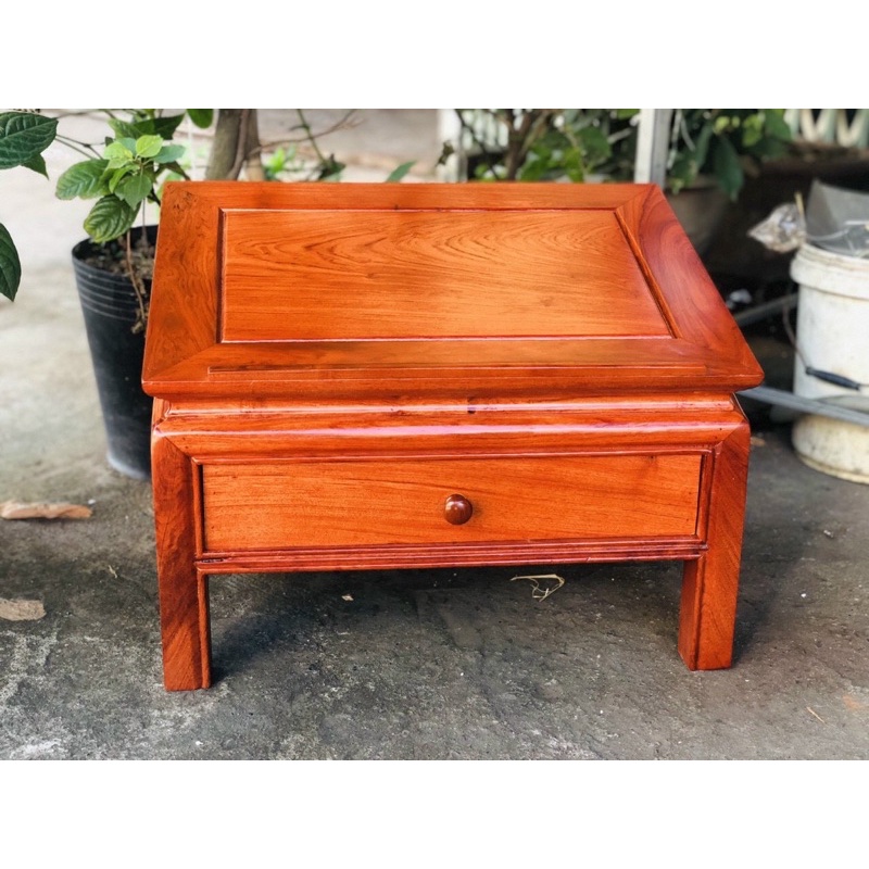 kệ đọc kinh gỗ gõ , hương đá 35x50