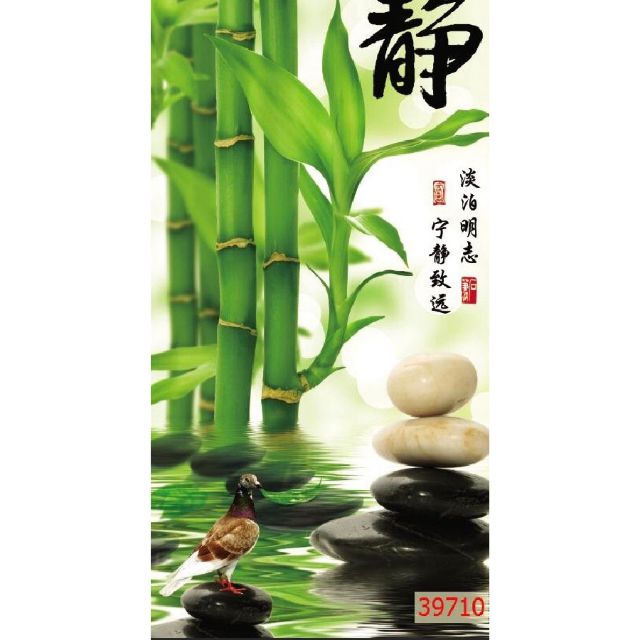 Tranh dán tường 3D Spa