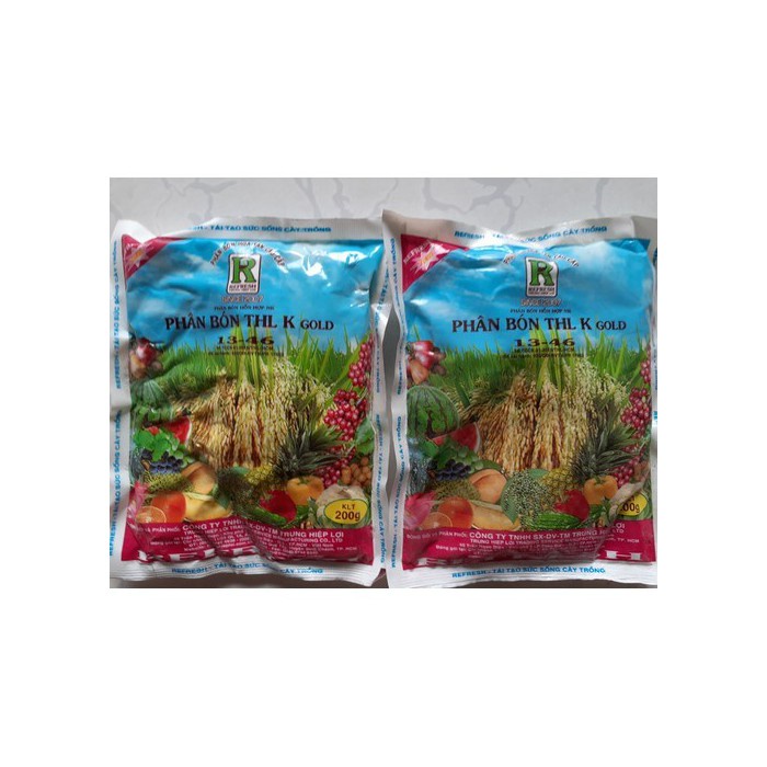 Phân bón THL K GOLD - Kali trắng  - Gói 200g