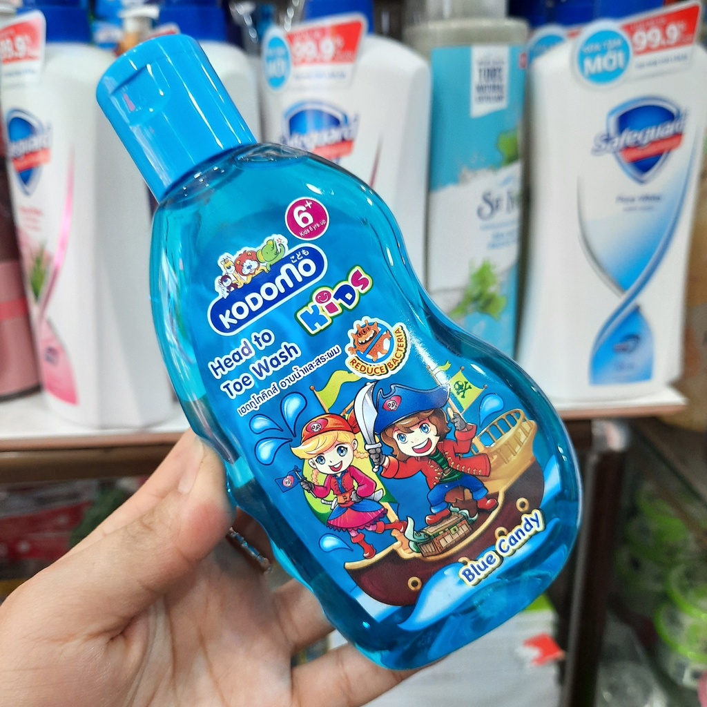 Dầu Tắm Gội Kodomo Blue Candy – 200ml