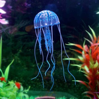 1 Con Sứa Silicone Phát Quang Trang Trí Bể Cá