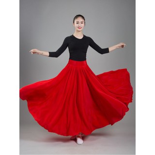váy múa cổ trang 720°