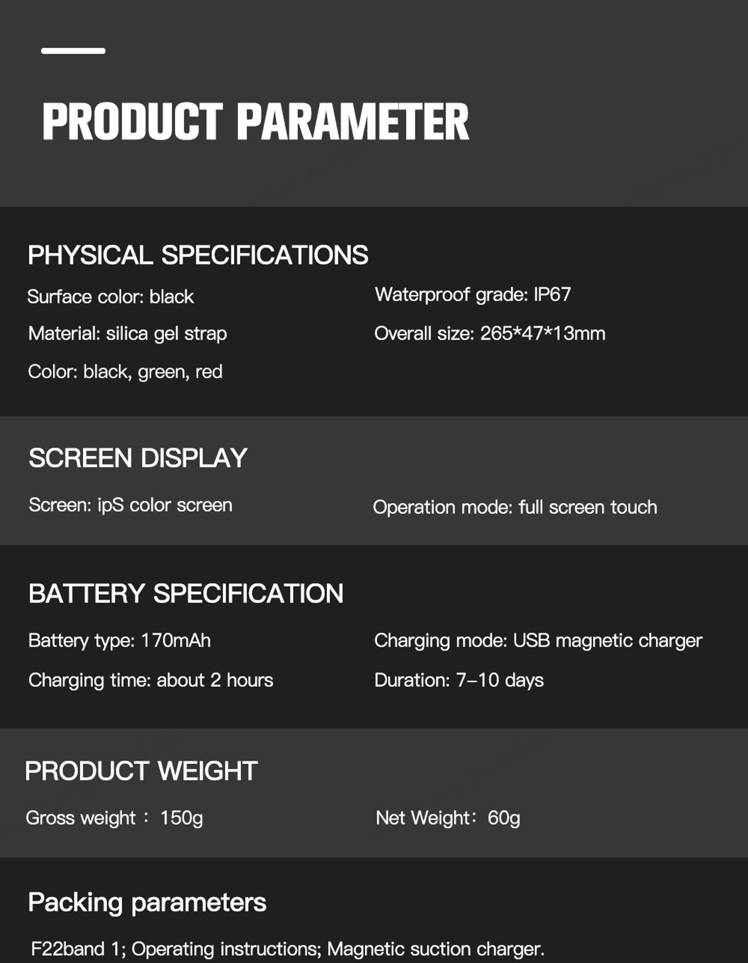 Đồng Hồ Thông Minh Đa Năng Theo Dõi Tình Trạng Sức Khỏe F22