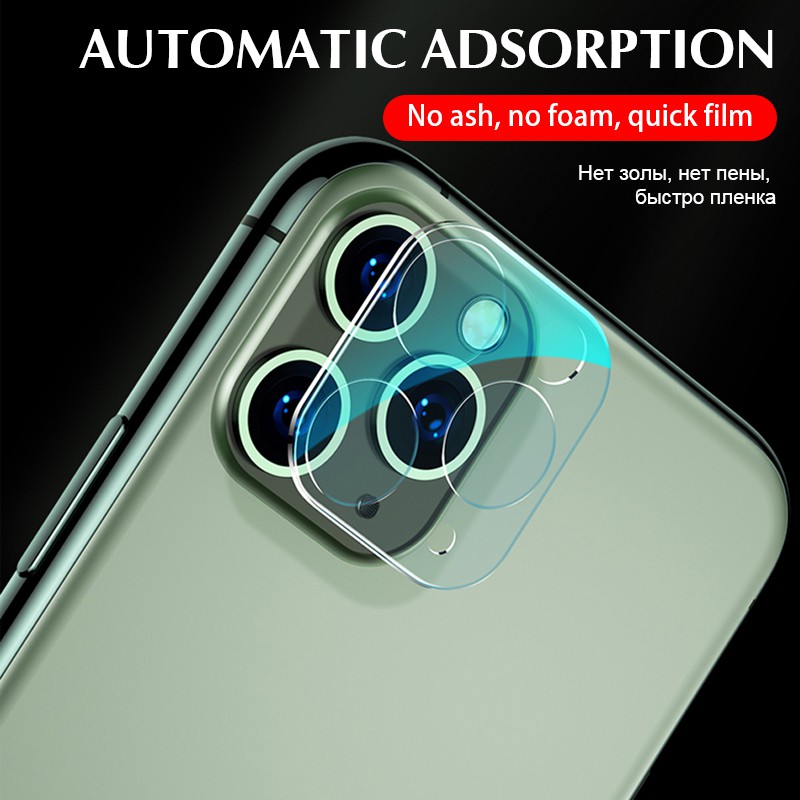Kính cường lực bảo vệ camera cho iPhone 12 11 Pro Max X 6 Plus SE 2020 tiện dụng