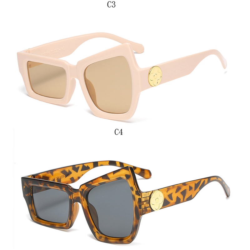 [Hỗ Trợ Bán Sỉ] Kính Râm Thời Trang Mới Vui Nhộn Kích Thước Bất Đối Xứng Hip Hop Ngoài Trời