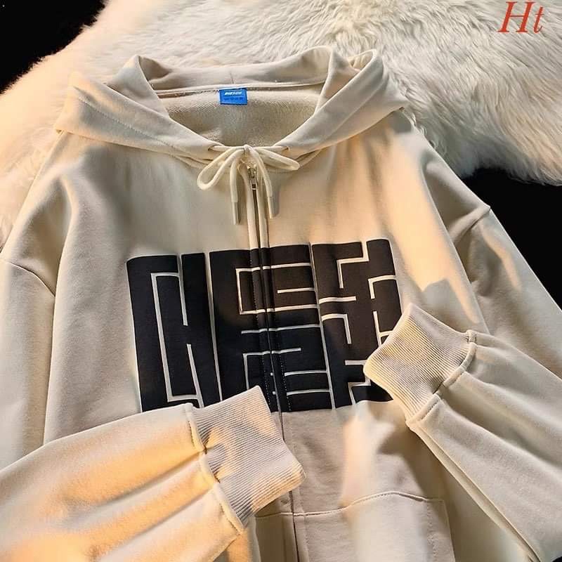 Áo khoác nỉ cotton hoa văn H2A866