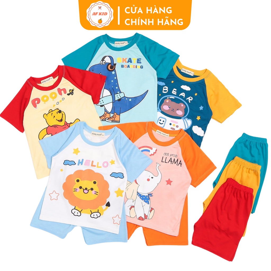 Bộ Quần Áo Trẻ Em Cộc Tay AF KID Phi Hành Gia - KHỈ CON cho bé trai bé gái chất thun lạnh cao cấp siêu mềm siêu mát