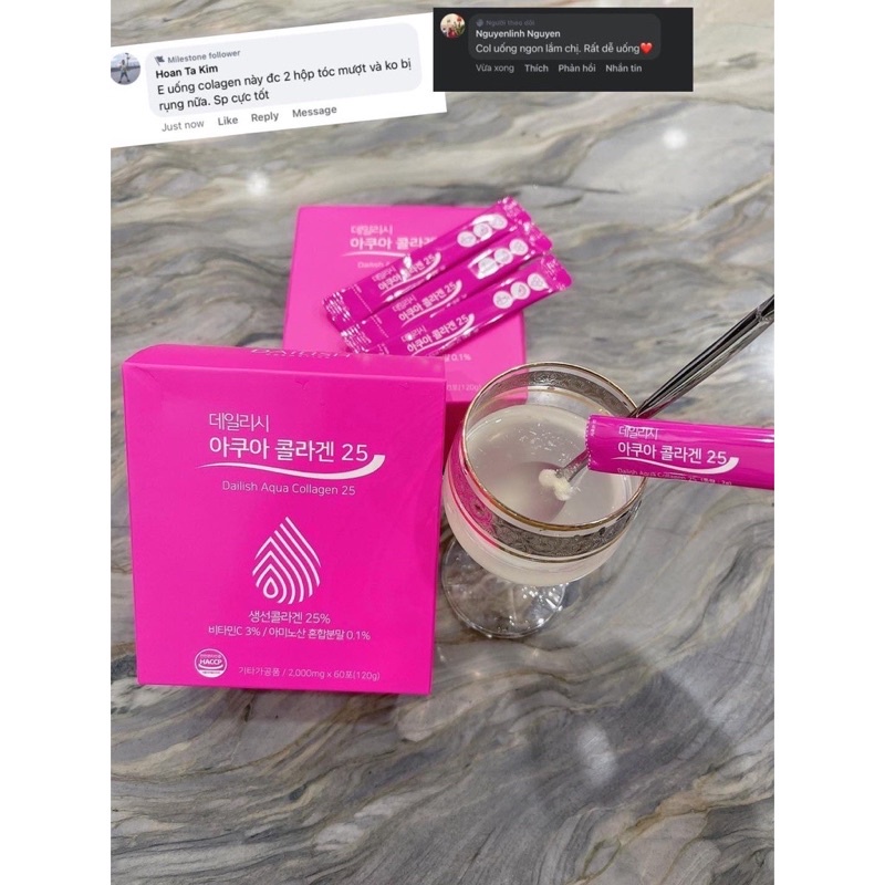 COLLAGEN THUỶ PHÂN  DAILISH HÀN QUỐC