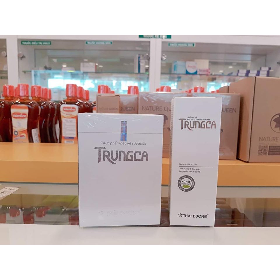 Viên uống TRUNGCA(Hỗ trợ điều trị mụn trứng cá, chống viêm da, dị ứng)