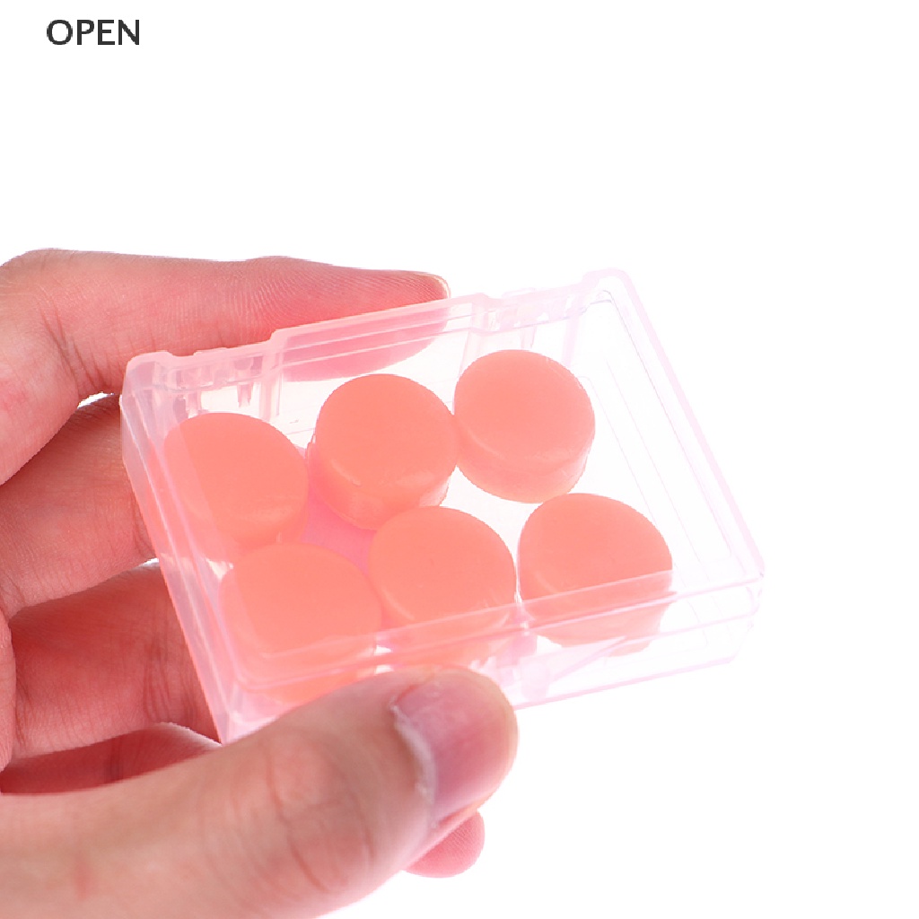 Bộ 6 Nút Bịt Tai Chống Ồn Bằng Silicone