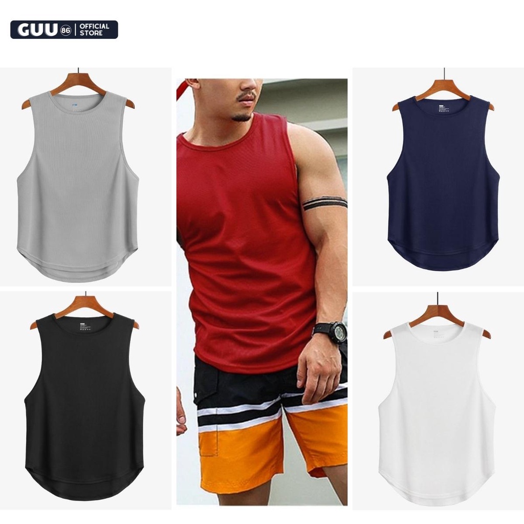 Áo sát nách nam ba lỗ thể thao Tanktop nam GUU SHOP