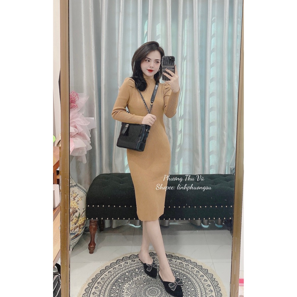 Váy Len Body [HÀNG ĐẸP] Váy Len Body Dáng Dài Nhiều Màu CÓ SẴN - ẢNH THẬT | BigBuy360 - bigbuy360.vn