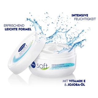 ( Hàng đi Air ) Kem dưỡng da Nivea Soft Đức - 200ml