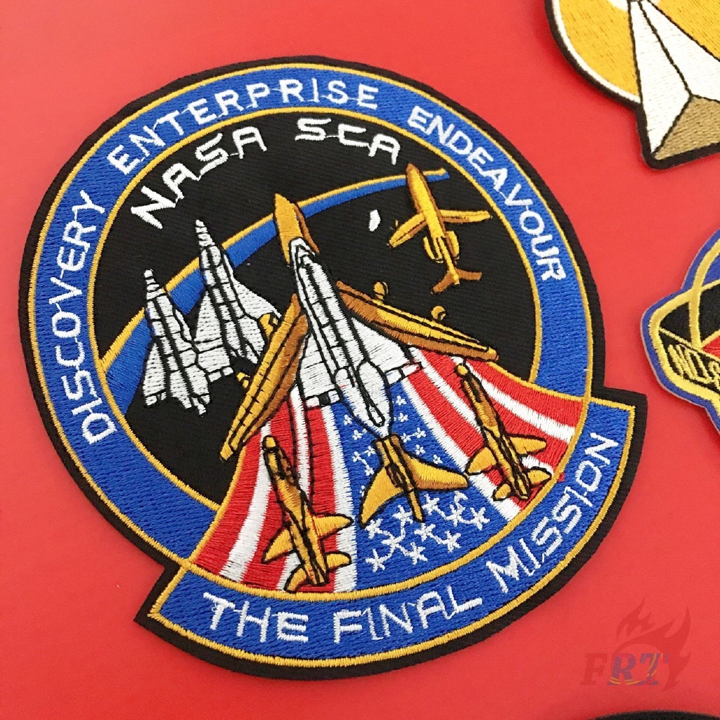 Miếng dán ủi họa tiết chủ đề không gian NASA chủ đề số 04 trang trí quần áo