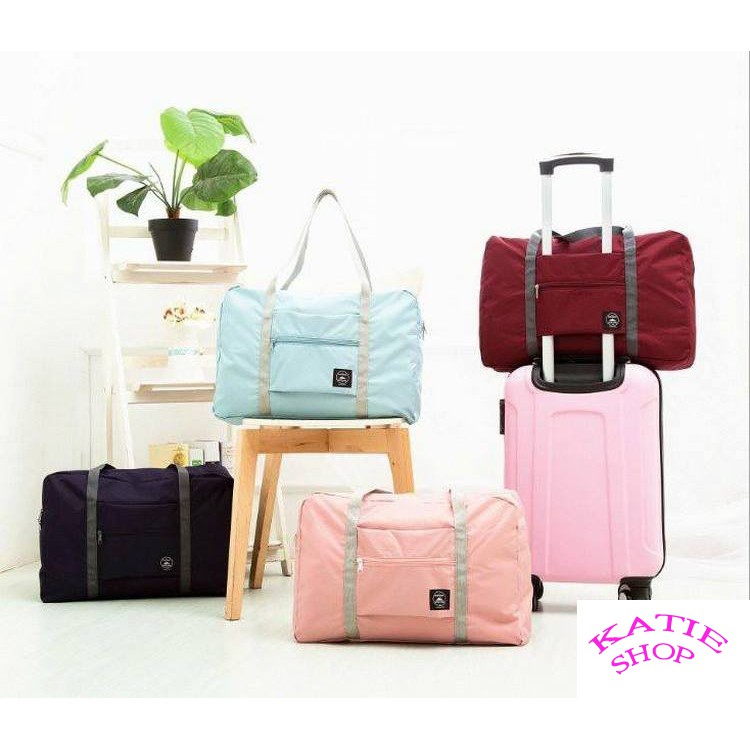Túi du lịch xếp gọn siêu nhẹ 0,18 kg túi hành lý phụ,chống thấm