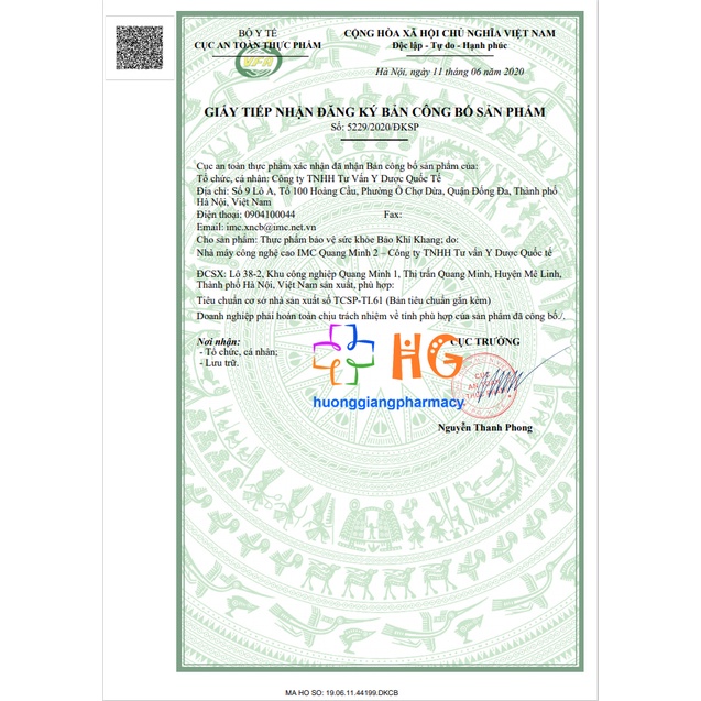 Bảo Khí Khang ✅ Hàng Chính Hãng 100% - Hỗ trợ giảm ho, khạc đờm, khó thở, giảm tái phát hen xuyễn, viêm phế quản