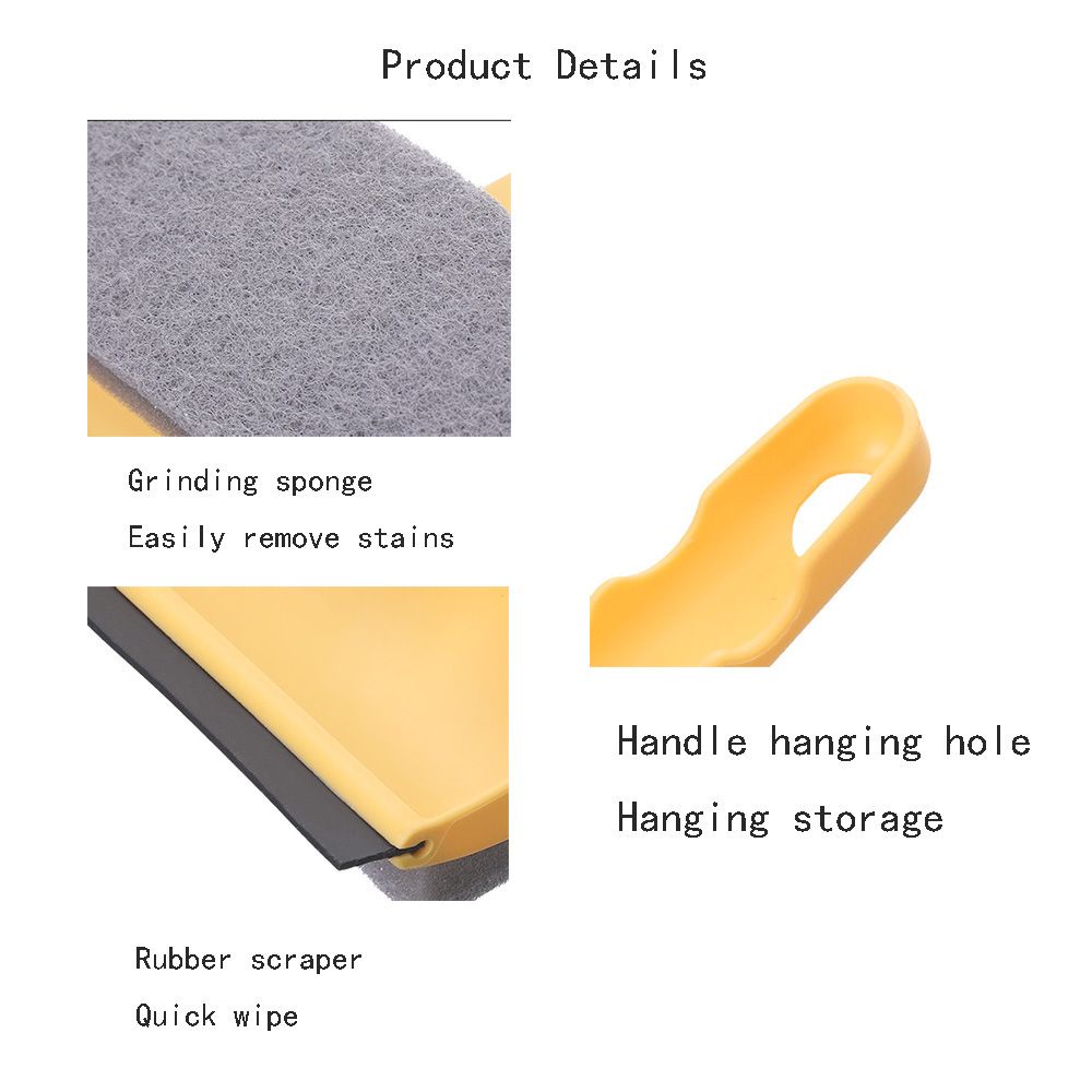 Dụng cụ vệ sinh cửa kính hai mặt đa năng tiện lợi cho gia đình