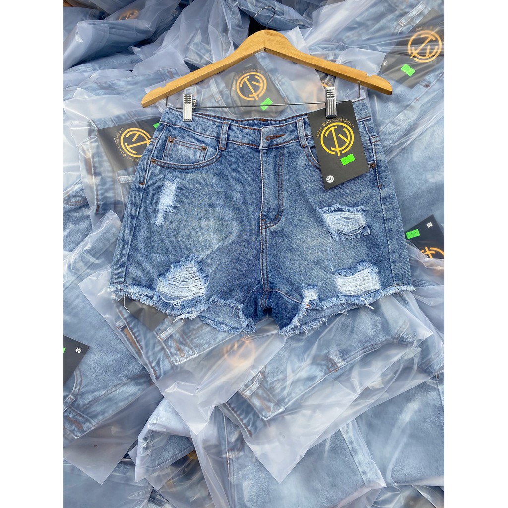 Quần Short Jeans Nữ Size Lớn 30 đến 32 Ms 112 T&amp;Y