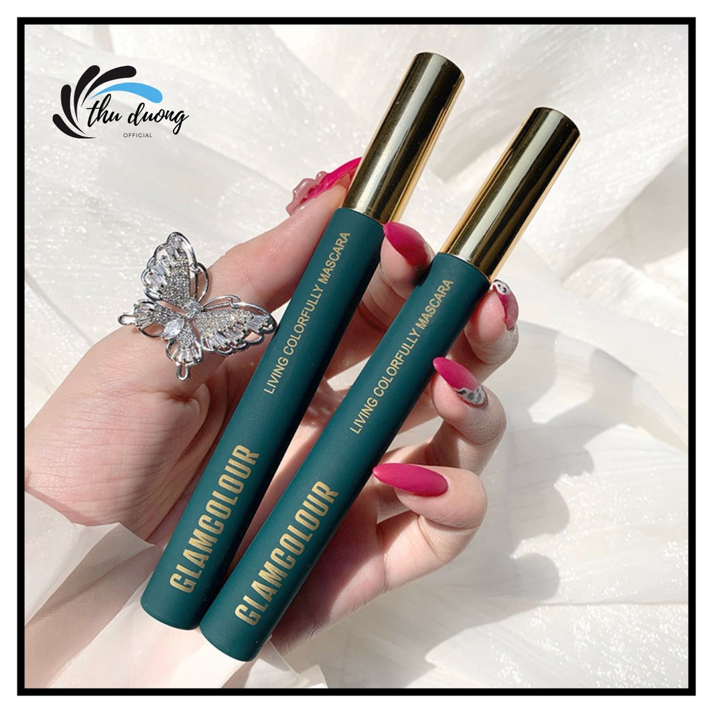 Bút Kẻ Mascara Chuốt Mi Mắt GLAMCOLOUR Chống Nước Lâu Trôi, Dài Mi, Cong Mi, Mỹ Phẩm Nội Địa Trung - Thu Dương Official