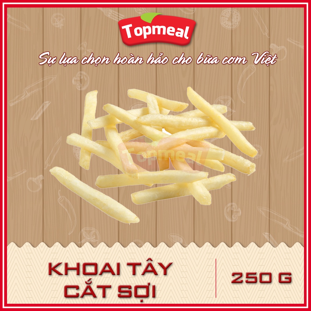 HCM - Khoai tây sợi đông lạnh (250g) - Thích hợp chiên giòn bao ngon - [Giao nhanh TPHCM]