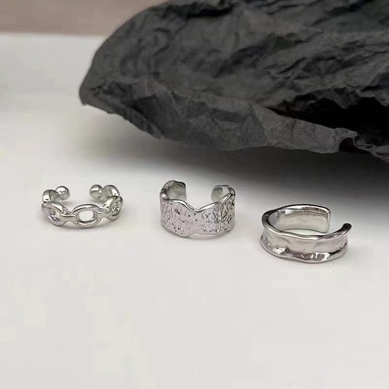 Khuyên Tai Dạng Kẹp Phong Cách retro Hàn Quốc Cá Tính Cao Cấp Dễ Phối Đồ Dành Cho Nữ