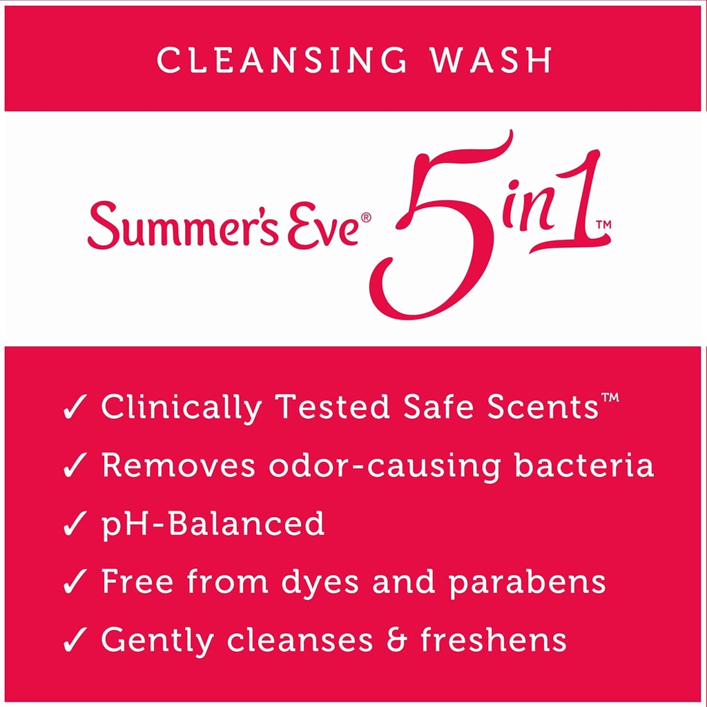 [Hàng Mỹ] Dung dịch vệ sinh phụ nữ nước rửa phụ khoa Summer's Eve Cleansing Wash Blissful Escape Gynecologist 445ml