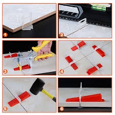 Túi 1 Kg Ke Nêm ~ 170 cái cân bằng lát gạch dùng cho ke cân bằng 1mm, 1,5mm, 2mm, 2,5mm phụ kiện ốp lát