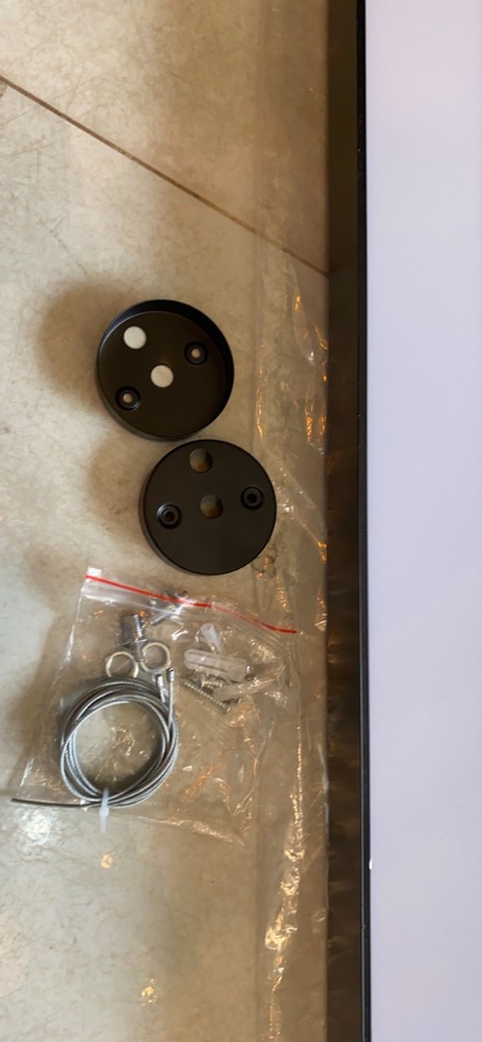 Đèn LED Trang Trí Thả Trần  24W THCN216 Màu đen ánh sáng trắng