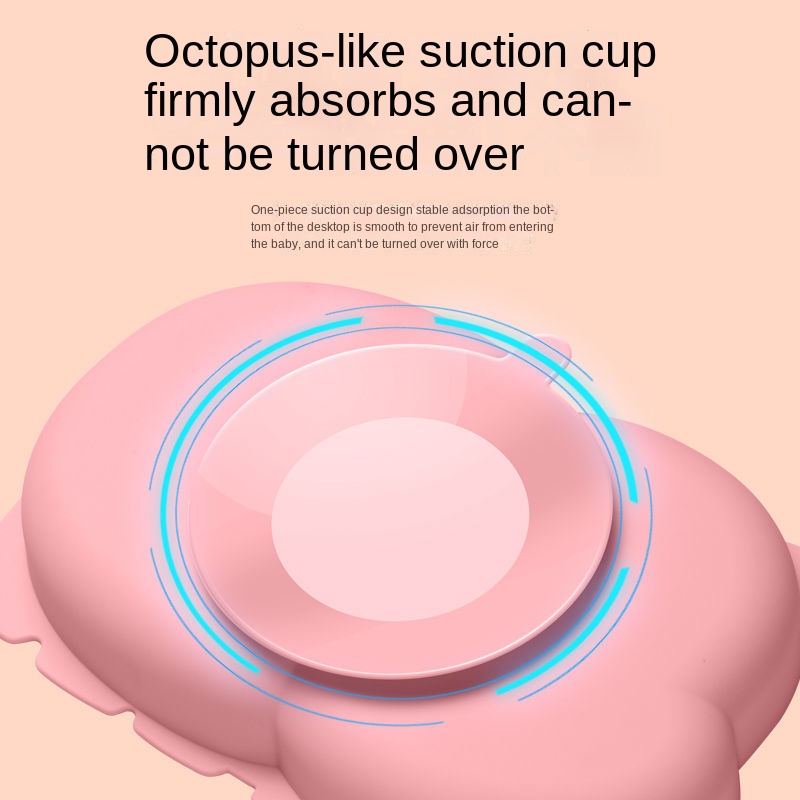 ♛Bộ Dụng Cụ Ăn Uống Bằng Silicone Tiện Dụng Cho Bé